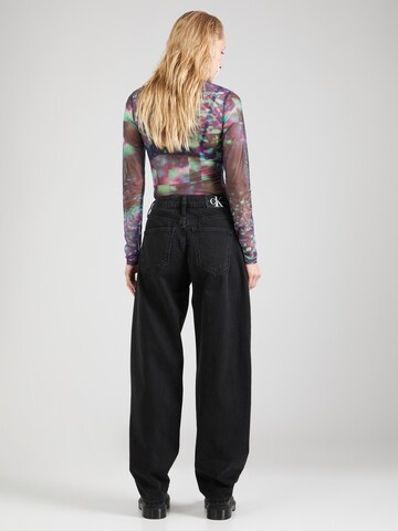 Calvin Klein Jeans Широка кройка Дънки в черно