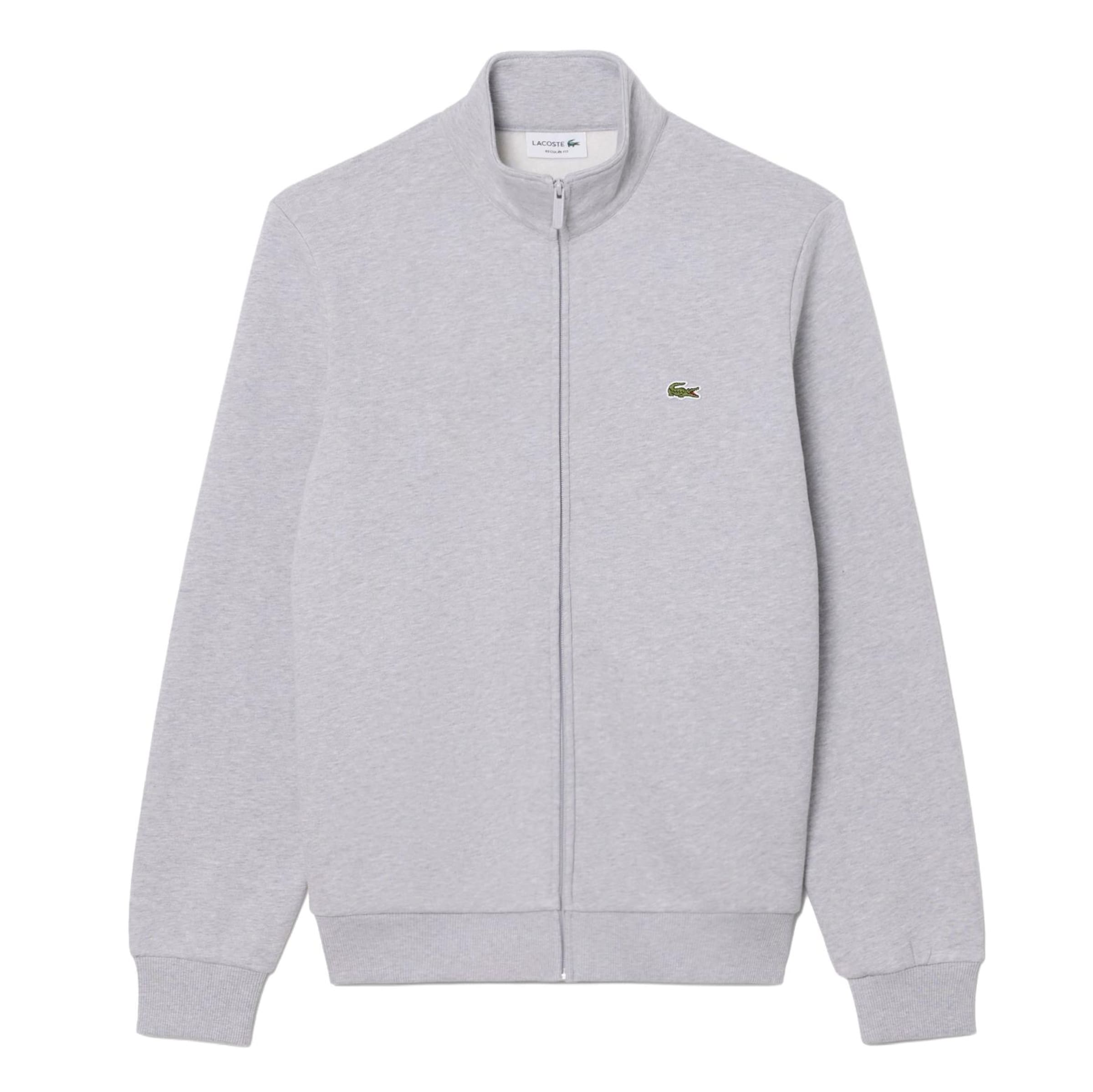 LACOSTE Sweatjacke in Grau: Vorderseite