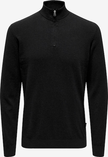 Only & Sons Neulepaita 'ONSLOUI' värissä musta, Tuotenäkymä