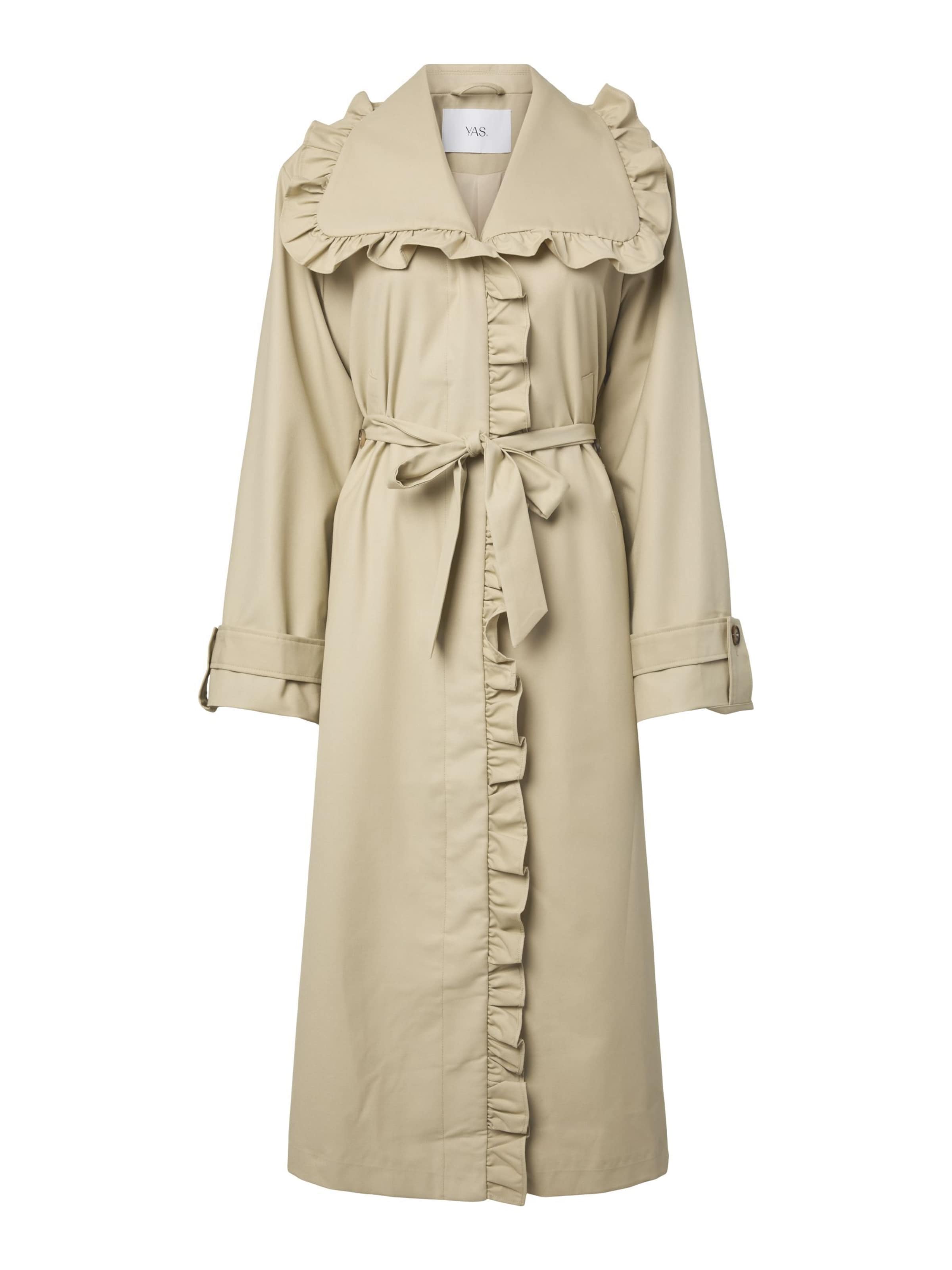 YAS Mantel 'YASElsana' in ecru, Produktansicht