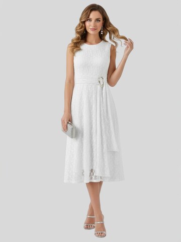 LapaPlus - Vestido de gala en blanco