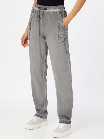 Soccx Loose fit Trousers in Grey: front