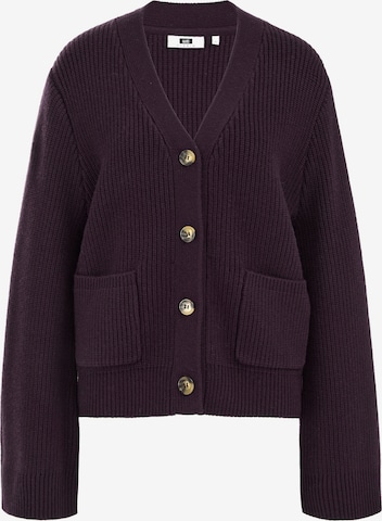 WE StudioKardigan - ljubičasta boja: prednji dio