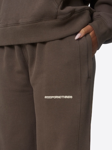 Good For Nothing Wide Leg Bukser 'Essentials' i brun