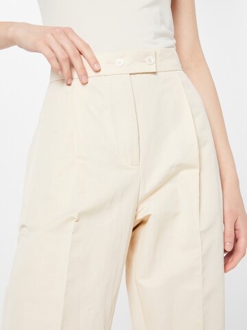 CINQUE Regular Trousers with creases 'CIHANDRA' in Beige