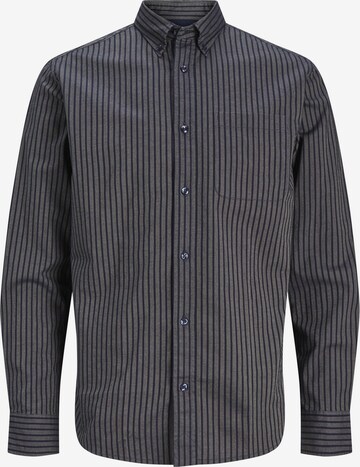 JACK & JONES Button Up Shirt in Blue: front