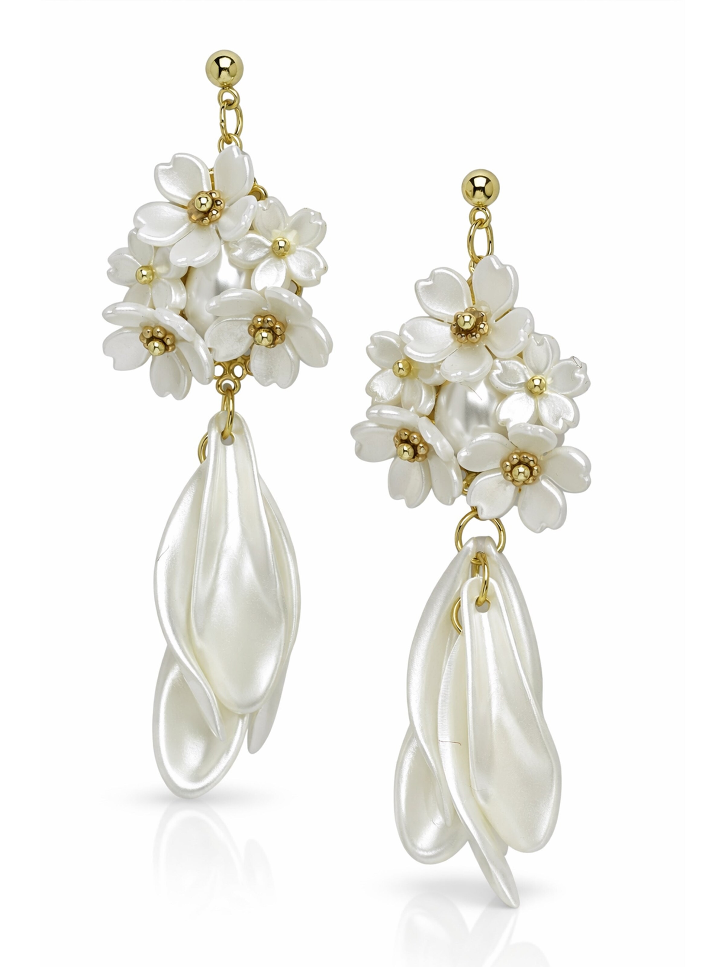 AVANT-GARDE PARIS Øreringe i hvid, Produktvisning