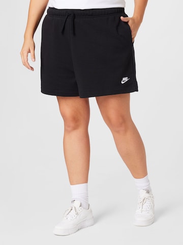 Nike Sportswear regular Παντελόνι φόρμας σε μαύρο: μπροστά