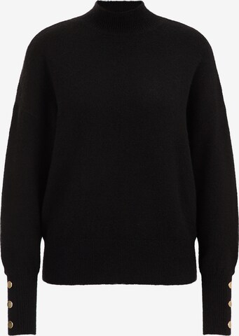 WE Fashion Sweater in Black: front