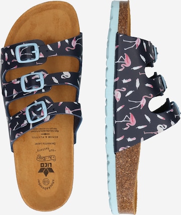 LICO Sandals 'Bioline Flamingo' in Blue