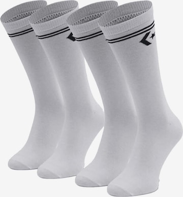 CONVERSE Socks in White: front