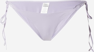 WEEKDAY Bikini Bottoms 'River' in Purple: front