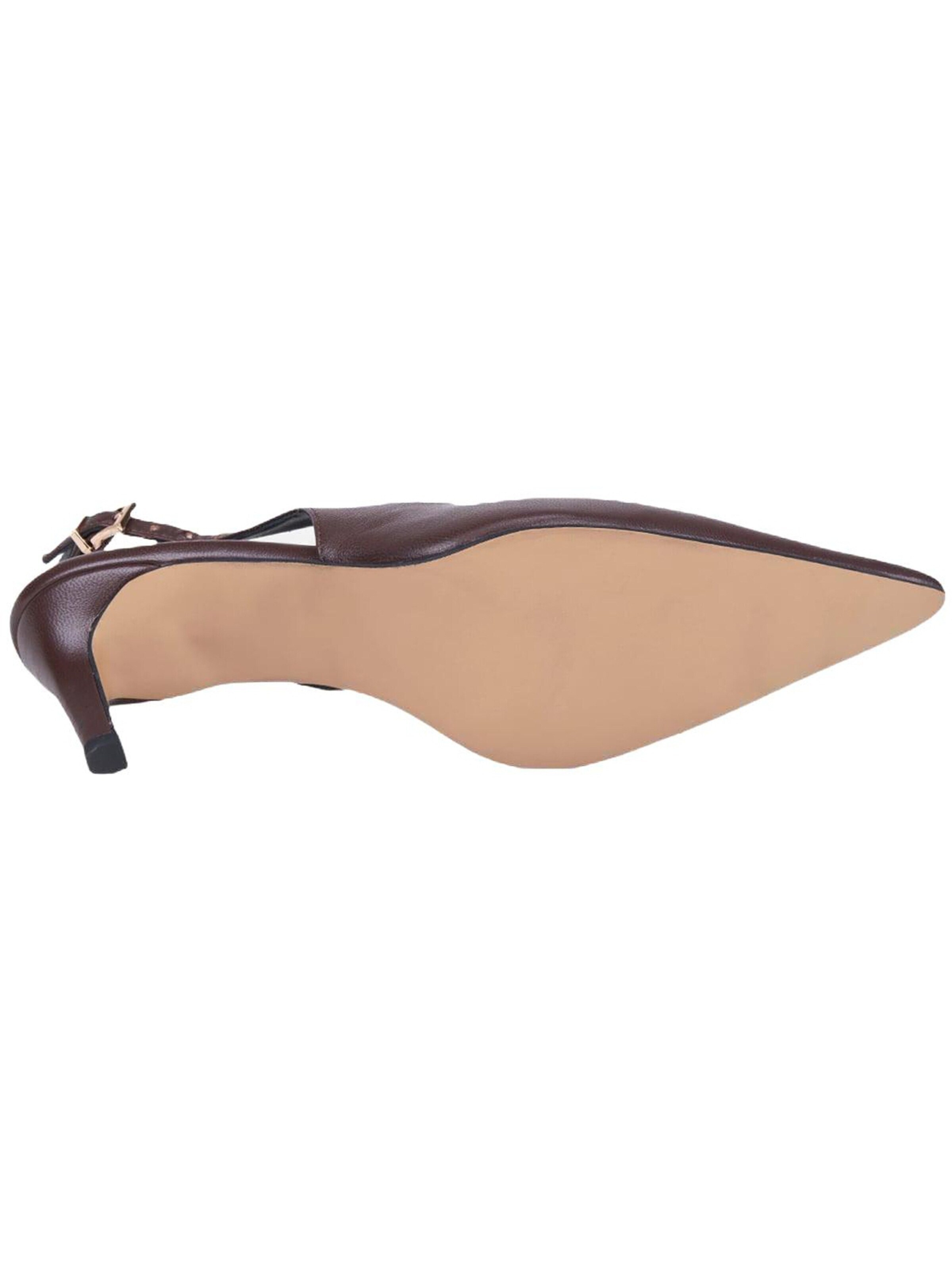Escarpins 'Slingback Stiletto' Desa en marron