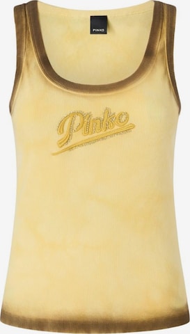 PINKO Topp 'Cosmopolitan' i gul: framsida