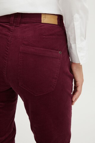 Fransa Regular Broek 'TEAN' in Rood