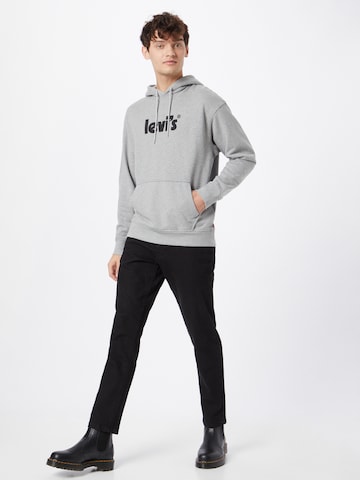 LEVI'S ® Regular Fit Sweatshirt 'Relaxed Graphic Hoodie' i grå