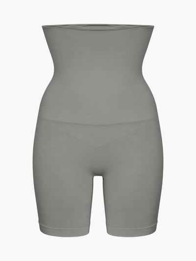 cfab (formerly creamy fabrics) Shapinghose 'High Waisted Shaping Shorts' in XS in graphit, Produktansicht