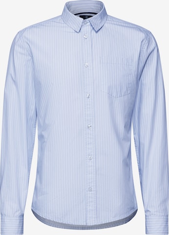 Street One MEN Regular Fit Hemd in Blau: Vorderseite