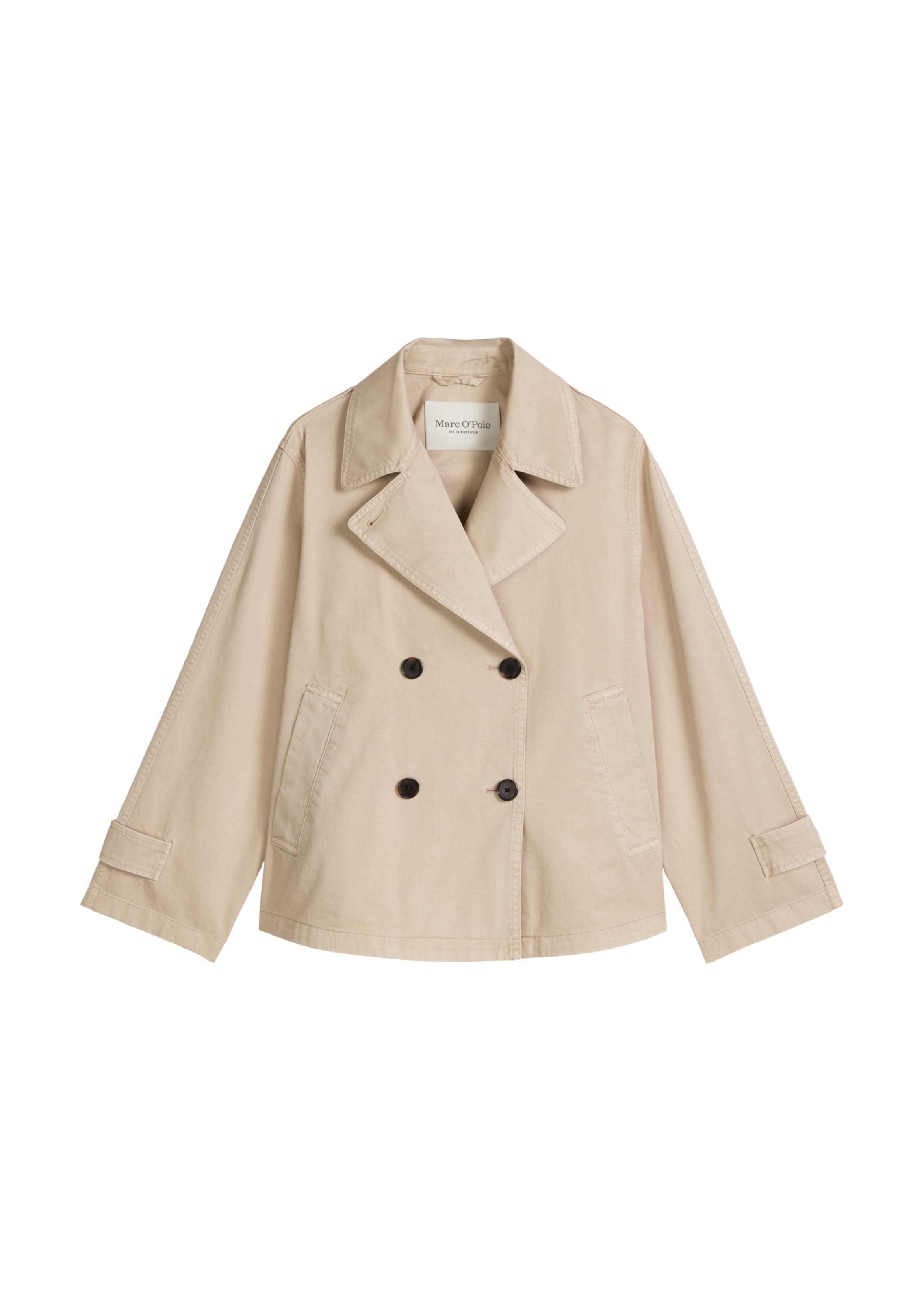 Veste mi-saison Marc O'Polo en beige : devant