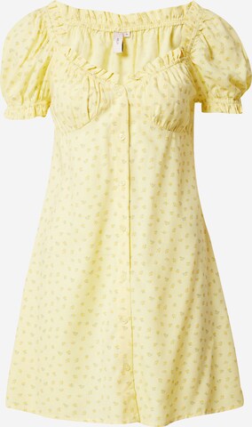 Robe-chemise NLY by Nelly en jaune : devant