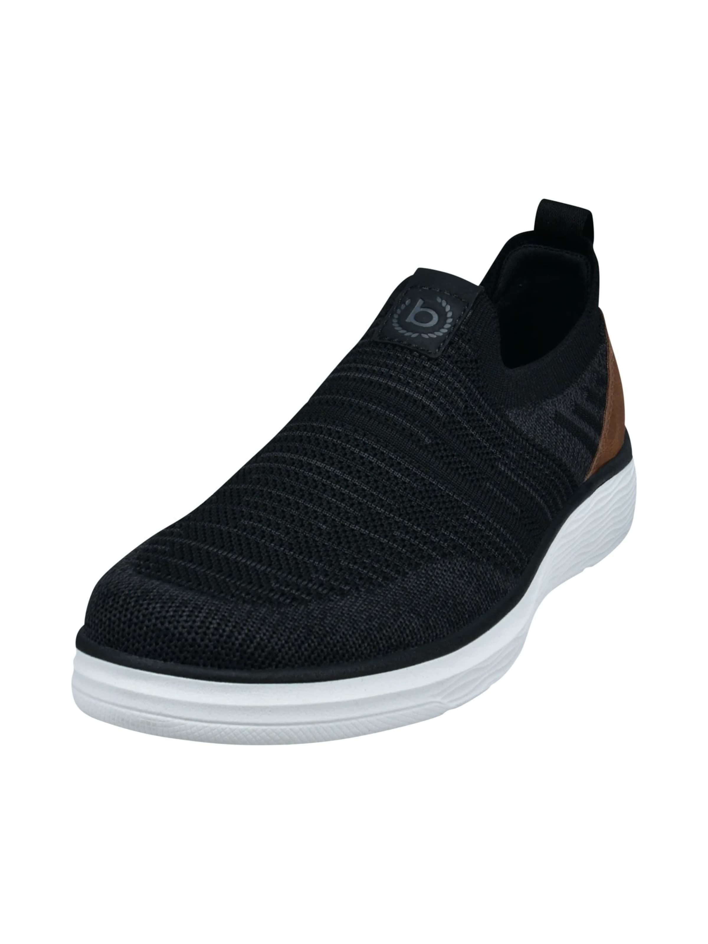 bugatti Slip On in Schwarz: Vorderseite