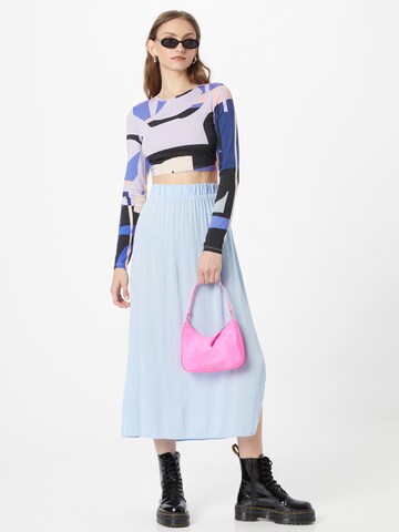 ICHI - Falda 'MARRAKECH' en azul