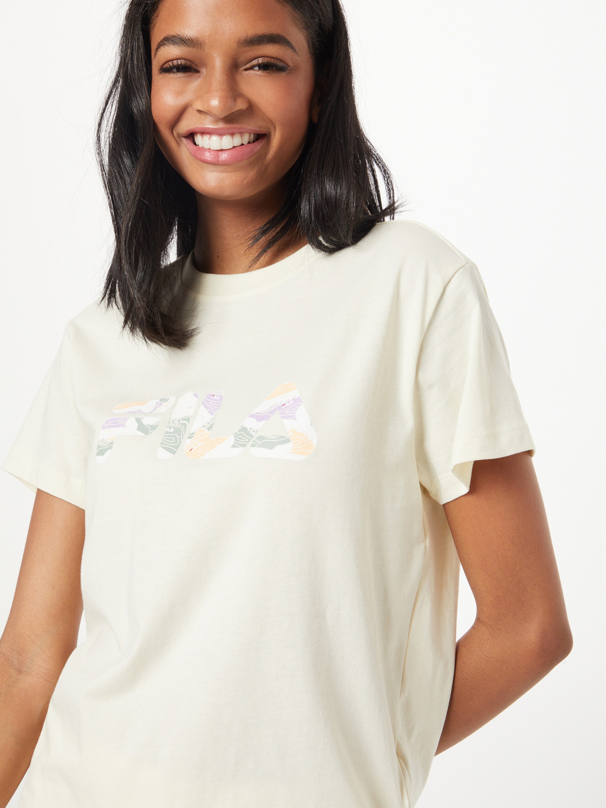 Frauen Shirts & Tops FILA T-Shirt 'BASCO' in Pastellgelb - HJ32641