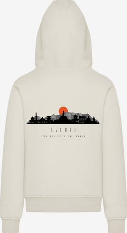 F4NT4STIC Sweater 'Escape Discover the World Asian Town' in White: front