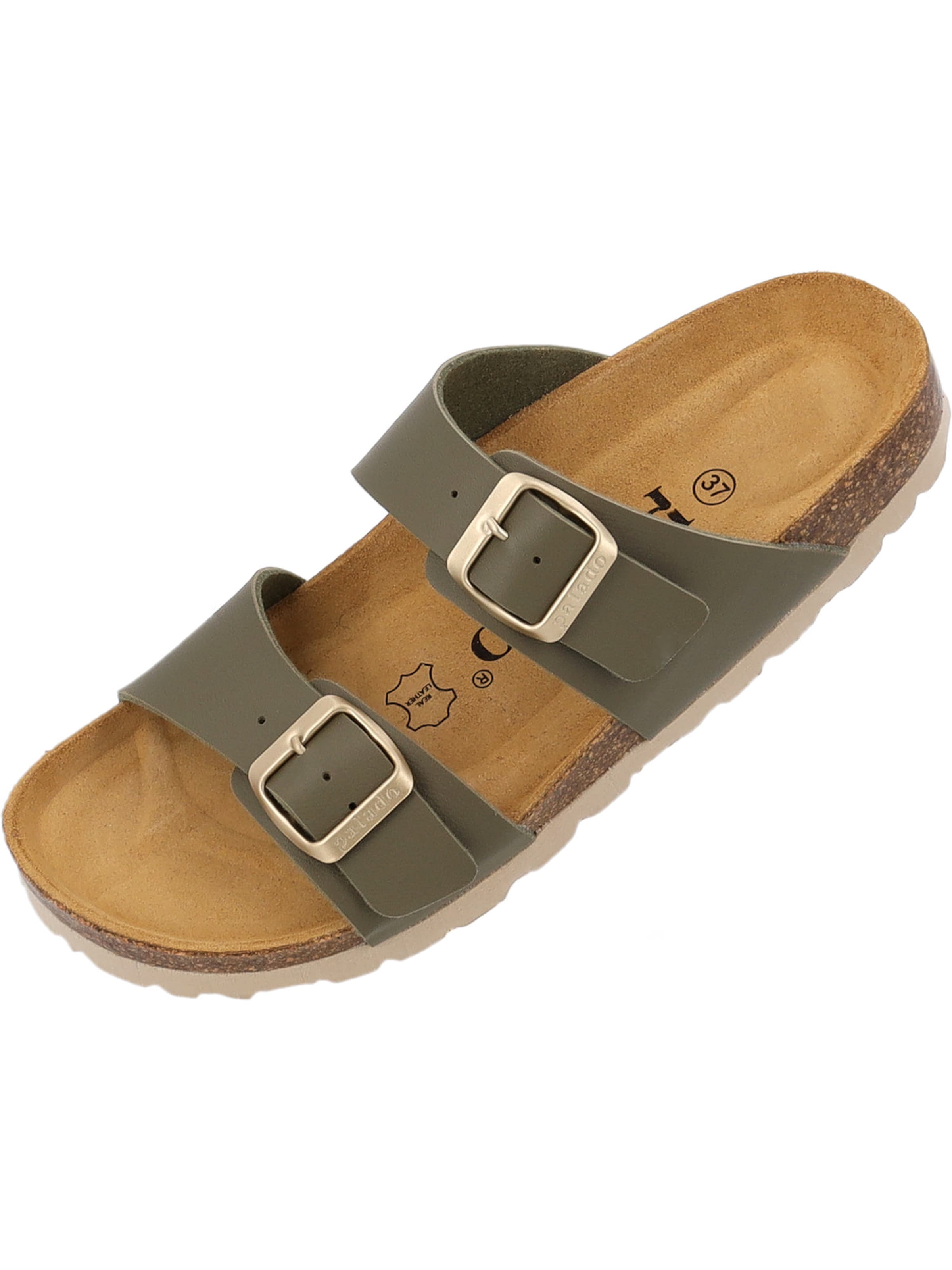 Palado - Zapatos abiertos 'Palado Samos Matt' en verde: frente