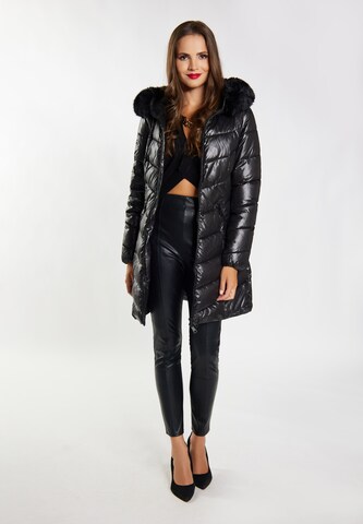 juoda faina Žieminis paltas