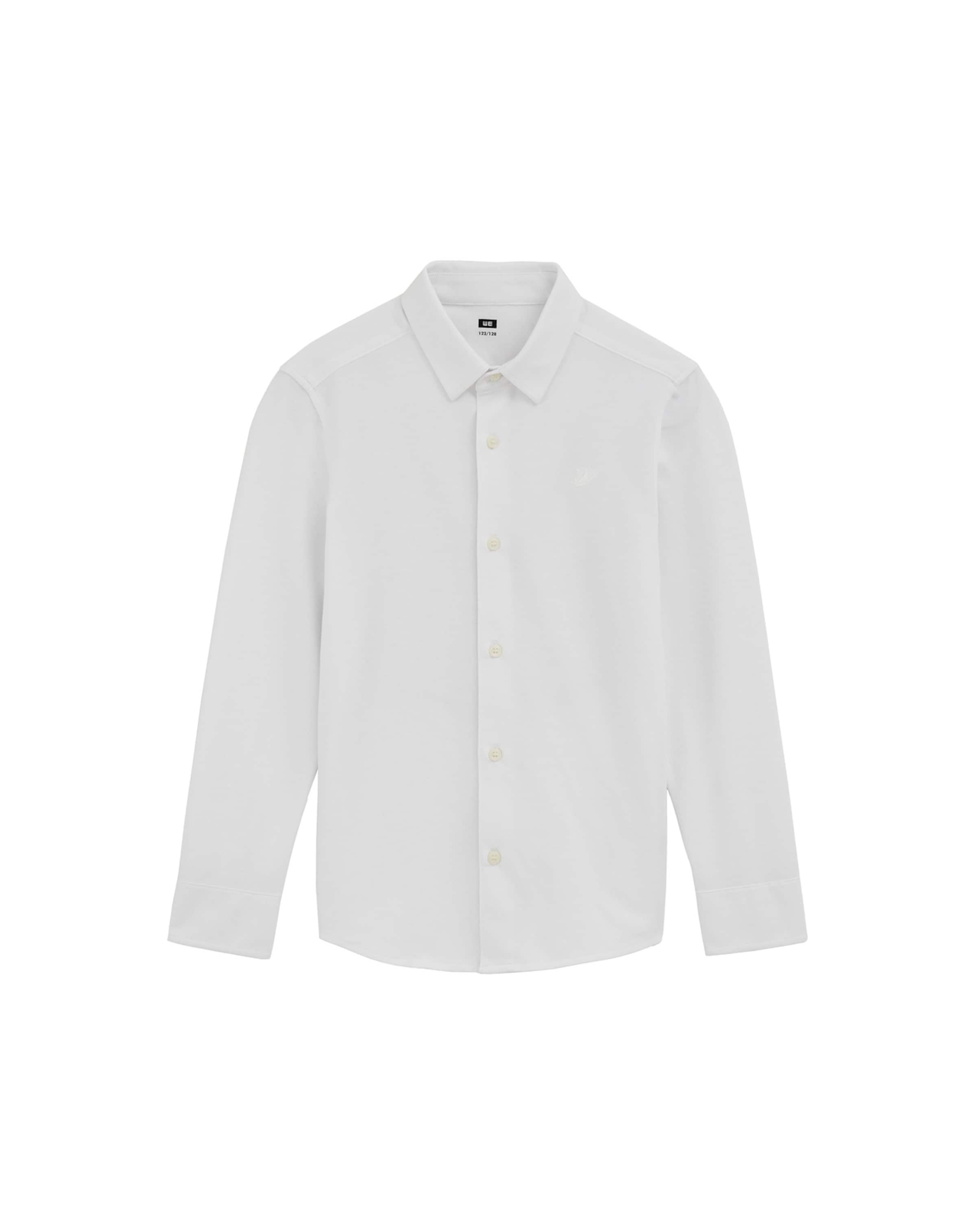 WE Fashion Regular fit Skjorta i vit: framsida