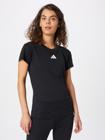 ADIDAS PERFORMANCE Performance shirt 'Freelift' in Black: front