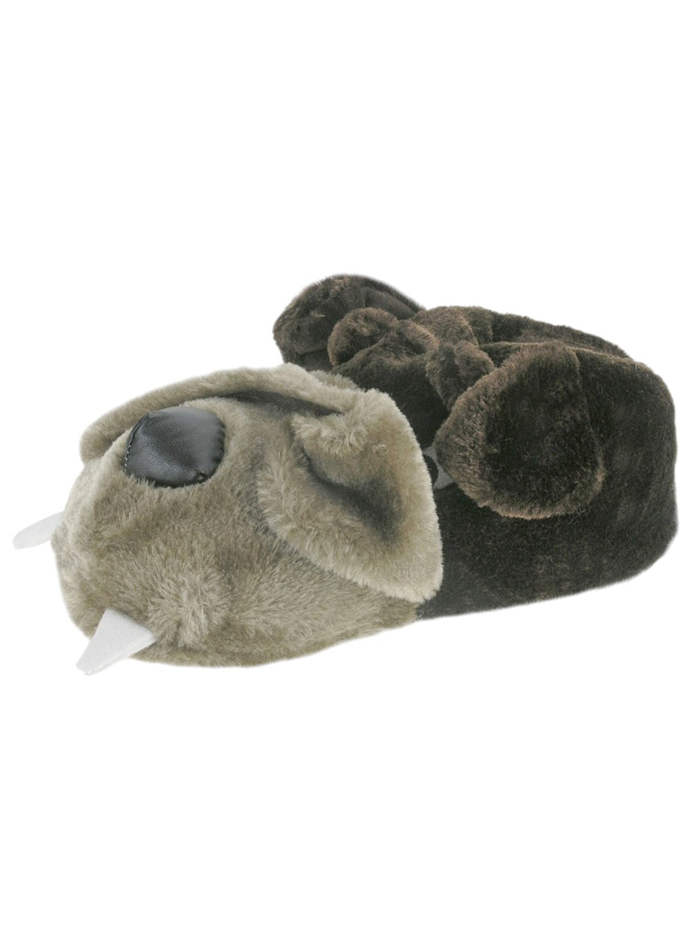 Beppi Hausschuh 'Floppys'‌‌‌‌ in Braun: Vorderseite