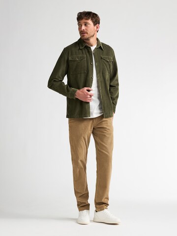 Petrol Industries Regular fit Button Up Shirt in Green