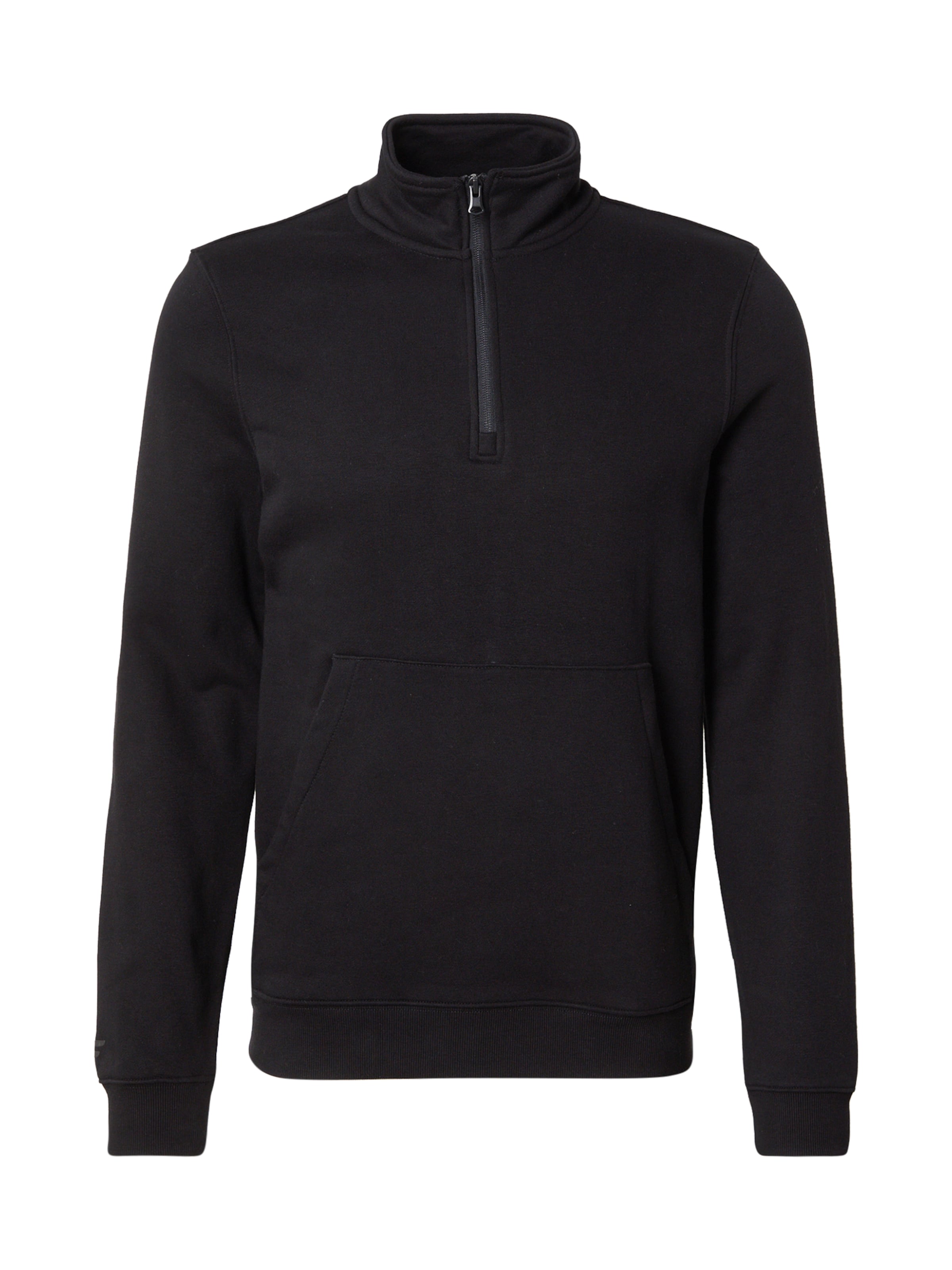 4F Αθλητική μπλούζα φούτερ σε μαύρο: μπροστά