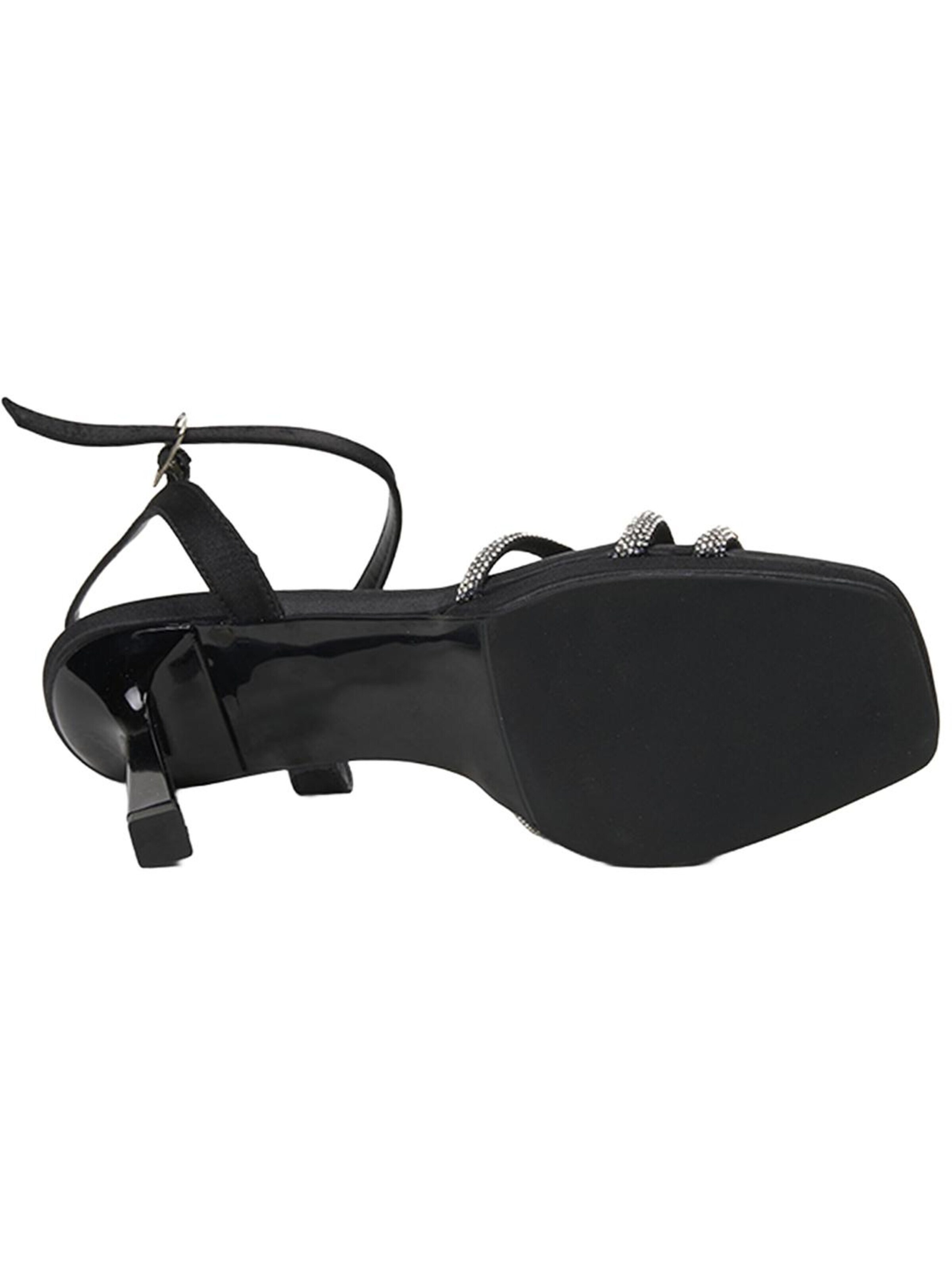 Desa Strap sandal 'Stilett' in Black