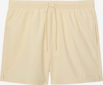 Regular Shorts de bain Calvin Klein Swimwear en jaune : devant