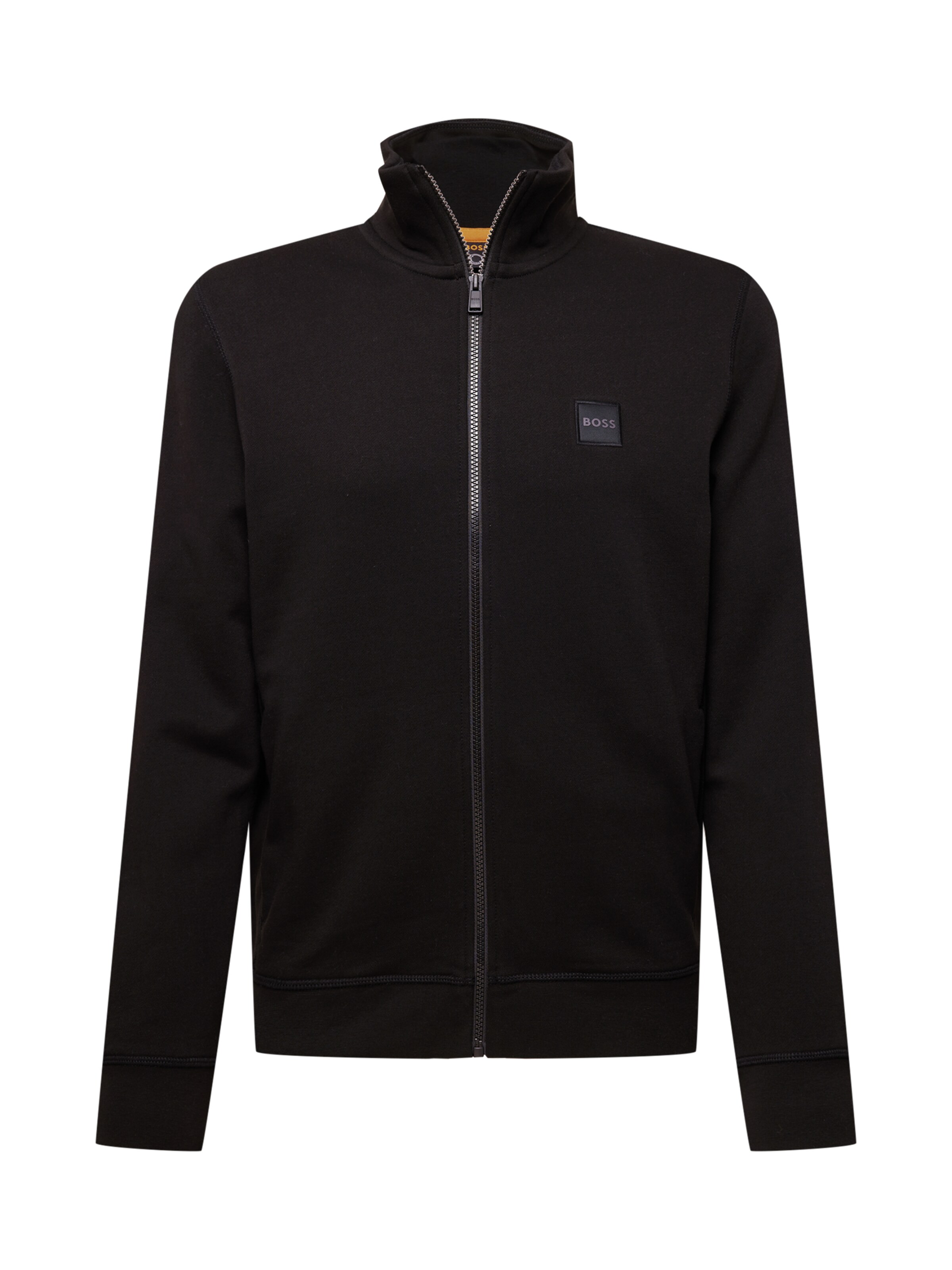 Männer Sweat BOSS Orange Sweatjacke 'Zestart' in Schwarz - OI03775 Männer Sweat BOSS Orange Sweatjacke 'Zestart' in Schwarz - OI03775