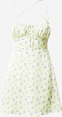 Gina Tricot Summer Dress in Green: front