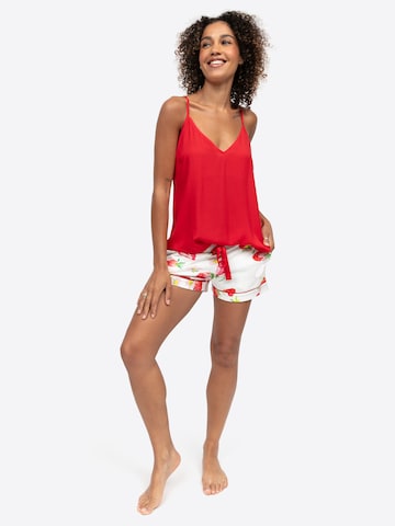 Shorty 'Pippa' Cyberjammies en rouge