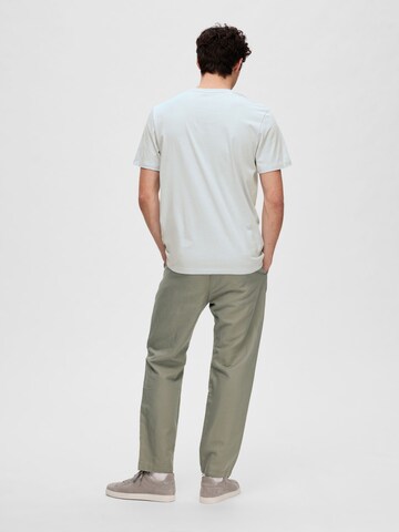 SELECTED HOMME T-shirt i blå