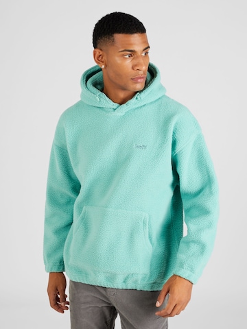 LEVI'S ®Sweater majica 'Cozy Up Hoodie' - zelena boja: prednji dio