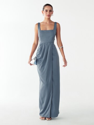 Willa - Vestido de festa 'Akron' em azul: frente