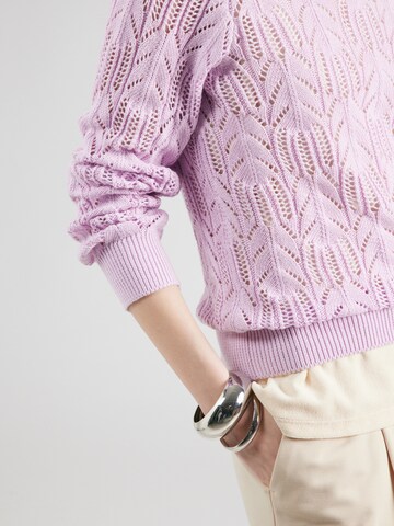 VILA Sweater 'Vicotti' in Purple