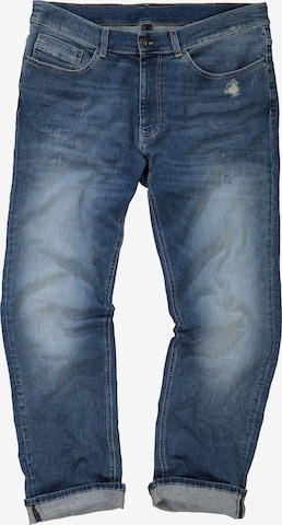 STHUGE Regular Jeans in Blauw: voorkant