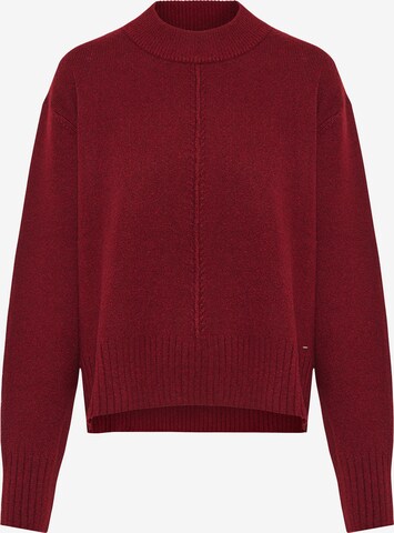 Pull-over Funky Buddha en rouge : devant