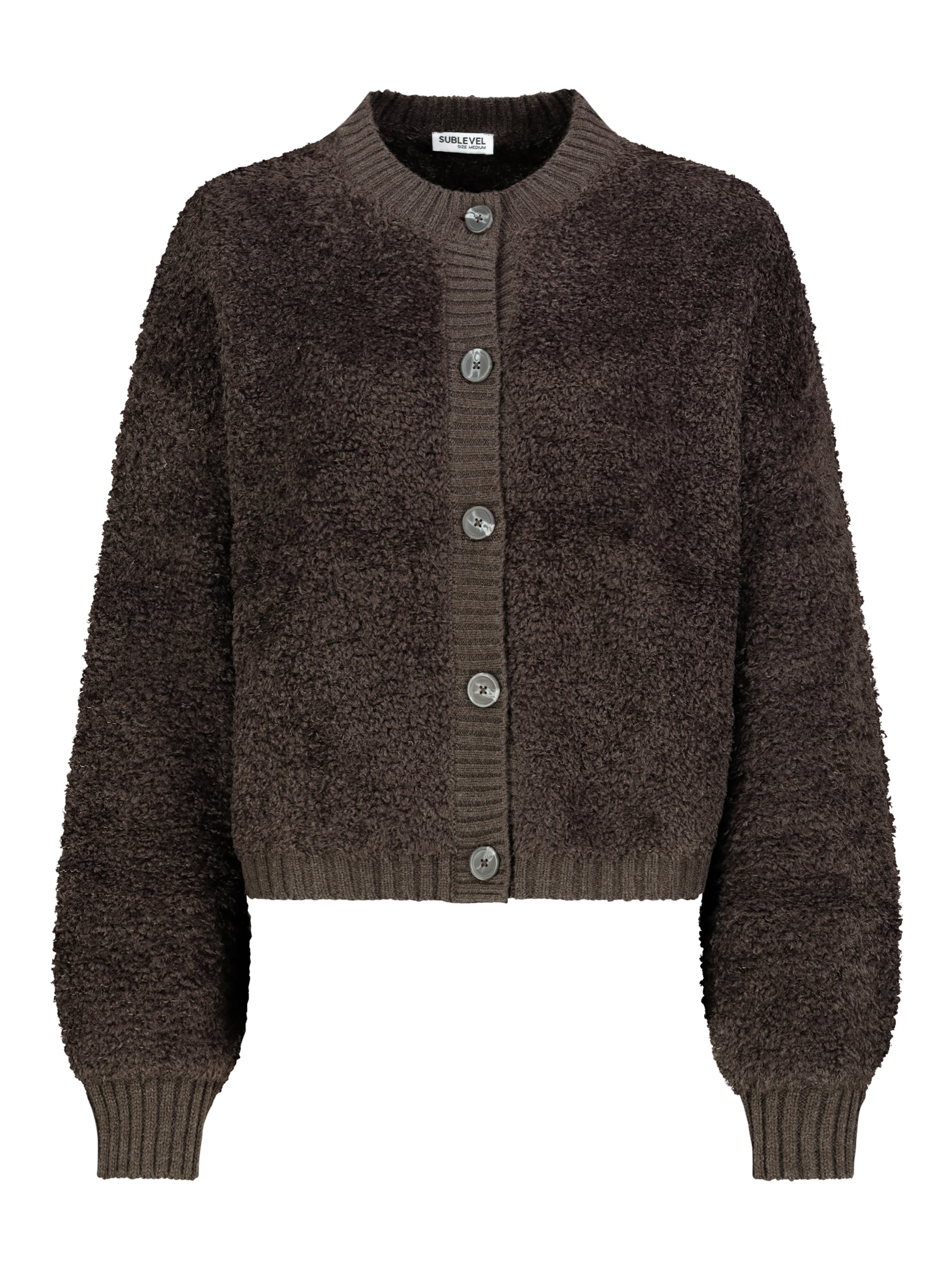Sublevel Knit Cardigan in L in Dark brown, Item view