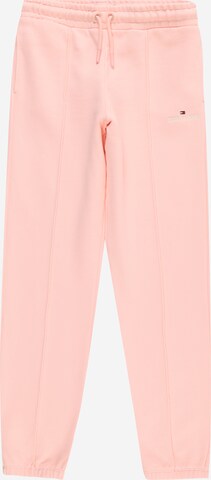 TOMMY HILFIGER Tapered Bukser i pink: forside