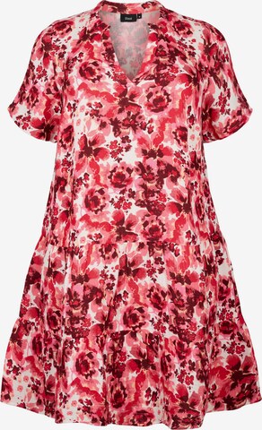 Robe 'VVIVA' Zizzi en rose : devant