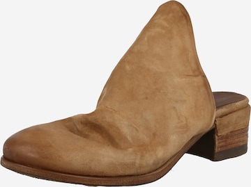 A.S.98 Mules 'Give' in Brown: front